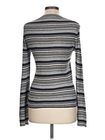 Theory Long Sleeve Silk Top (view 2)
