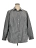Talbots Stripes Gray Long Sleeve Button-Down Shirt Size 20 - photo 1