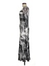 Komarov 100% Polyester Graphic Gray Casual Dress Size Med (2) - photo 5