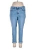 Levi Strauss Signature Solid Blue Jeans Size 33 waist - photo 1