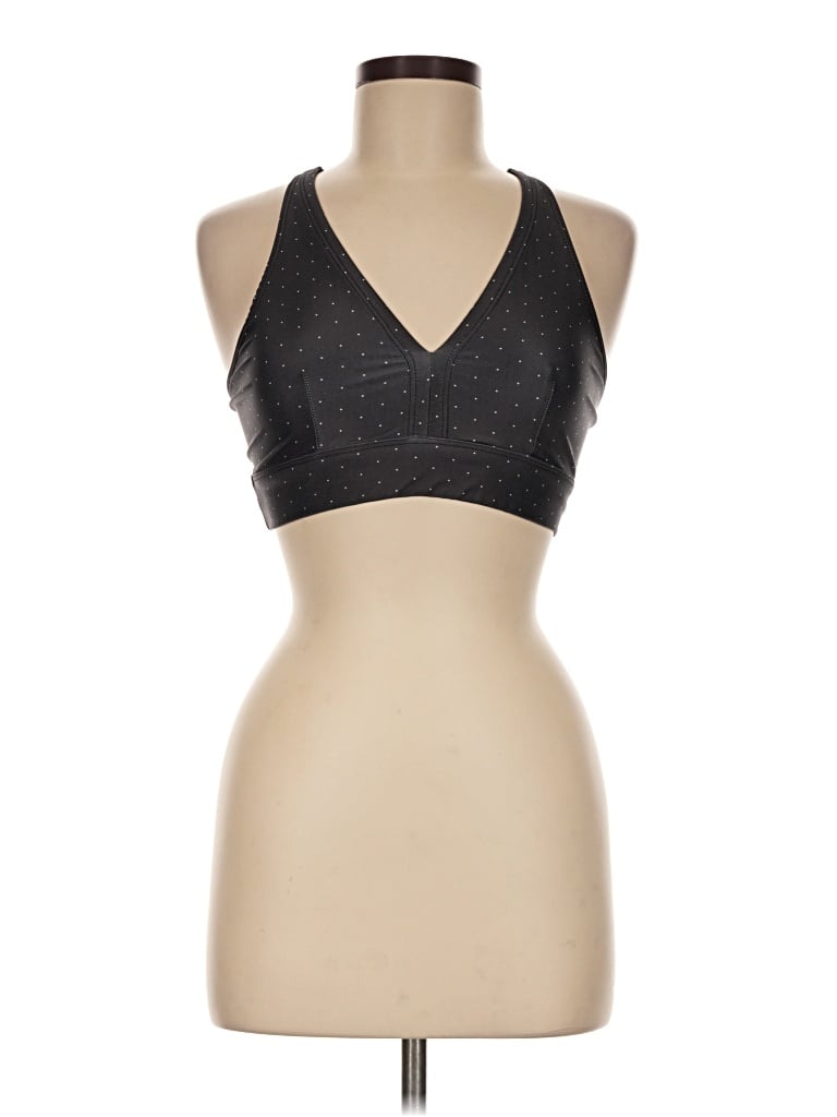 Pre-owned Onzie Tank Top Gray Halter Neckline Tops