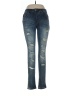 Serenade Hearts Blue Jeans Size 32 waist - photo 1