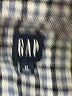 Gap 100% Cotton Houndstooth Blue Long Sleeve Button-Down Shirt Size M - photo 7