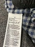 Gap 100% Cotton Houndstooth Blue Long Sleeve Button-Down Shirt Size M - photo 8