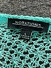 Notations Teal Short Sleeve Top Size L - photo 7