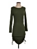 Unbranded Solid Green Casual Dress Size XS (estimated) - photo 1