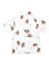 Unbranded Floral White Short Sleeve Button-Down Shirt Size 100 cm / US 3-4 - photo 2