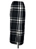 Casual Corner 100% Wool Plaid Black Wool Skirt Size 4 - photo 2