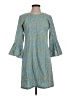 Roller Rabbit 100% Cotton Paisley Teal Casual Dress Size XS - photo 1