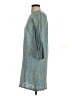 Roller Rabbit 100% Cotton Paisley Teal Casual Dress Size XS - photo 5