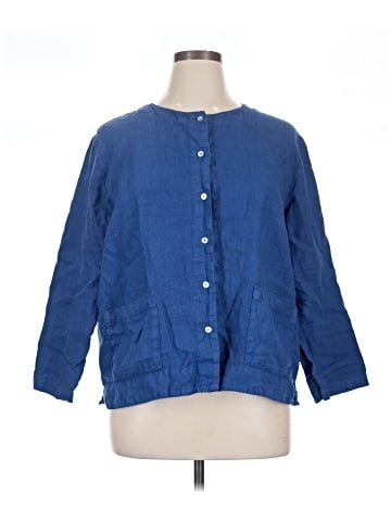 Cut Loose 3/4 Sleeve Button-Down Shirt (view 1)