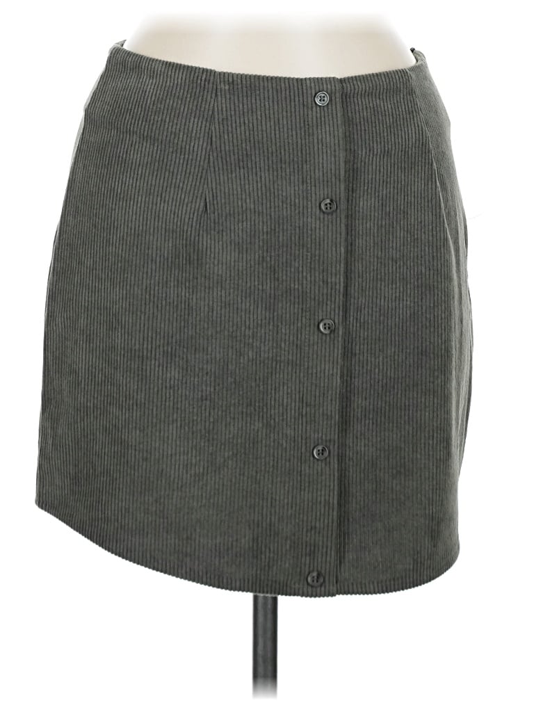 Pre-owned Pretty Garbage Casual Skirt In Gray