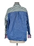 Gap 100% Cotton Color Block Blue Long Sleeve Button-Down Shirt Size M - photo 2