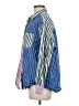 Gap 100% Cotton Color Block Blue Long Sleeve Button-Down Shirt Size M - photo 5