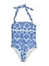 Unbranded Print Blue One Piece Swimsuit Size XL - photo 1