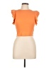 Zara Orange Short Sleeve Top Size L - photo 1