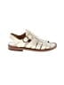 P. Monjo 100% Leather Ivory Sandals Size EU 36 - photo 1