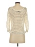 Theory 100% Cotton Ivory Pullover Sweater Size S - photo 2
