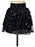 American Eagle Outfitters 100% Polyester Floral Black Formal Skirt Size XS - photo 1