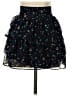 American Eagle Outfitters 100% Polyester Floral Black Formal Skirt Size XS - photo 2
