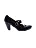 Nicole 100% Leather Black Heels Size 9 1/2 - photo 1