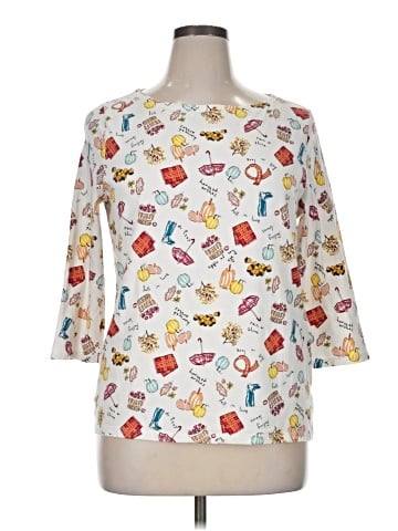Talbots Outlet 3/4 Sleeve T-Shirt (view 1)