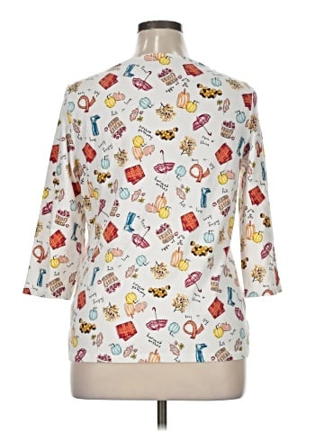 Talbots Outlet 3/4 Sleeve T-Shirt (view 2)