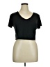 Yogalicious Black Short Sleeve T-Shirt Size XL - photo 1