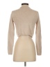 Garage Metallic Tan Turtleneck Sweater Size S - photo 2