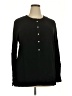 Persifor 100% Cotton Black Long Sleeve Blouse Size XXL - photo 1