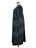 Ulla Popken Print Blue Casual Dress Size 24 - 26 - photo 5