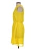 Maison Jules 100% Polyester Solid Yellow Casual Dress Size XS - photo 5