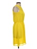Maison Jules 100% Polyester Solid Yellow Casual Dress Size XS - photo 4