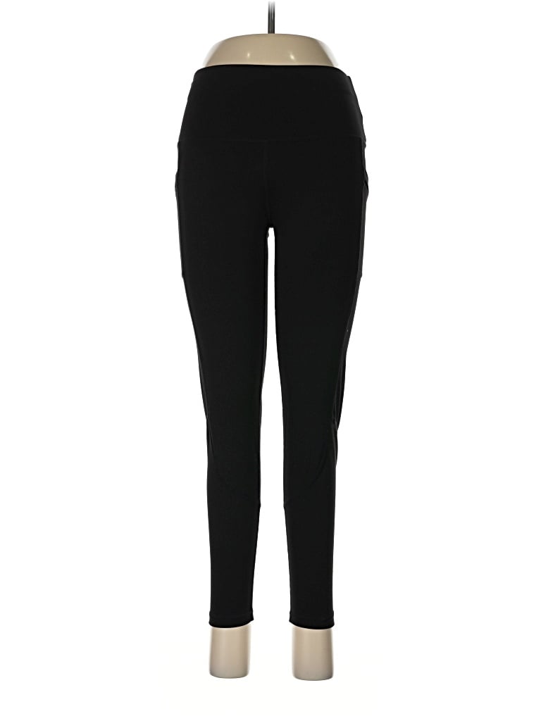 Pre-owned Active Pants In Black