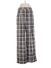 pretty garbage Plaid Blue Casual Pants Size S - photo 1