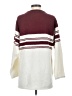 Carolyn Taylor 100% Acrylic Color Block Burgundy Pullover Sweater Size S - photo 2