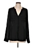 Guess 100% Polyester Black Long Sleeve Blouse Size L - photo 1