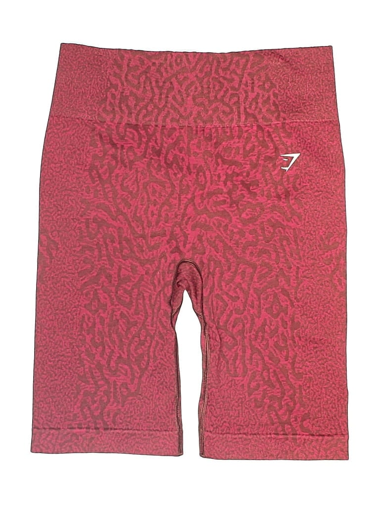Pre-owned Gymshark Athletic Shorts In Burgundy