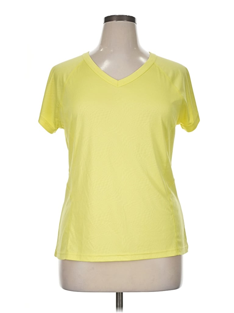Pre-owned Tek Gear Active T-shirt In Yellow