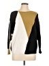 Aaeda Color Block Gold Pullover Sweater Size L - photo 1
