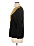 Aaeda Color Block Gold Pullover Sweater Size L - photo 5