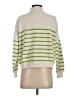 MNG Stripes Green Pullover Sweater Size XS - photo 2