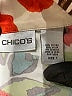 Chico's Floral Orange 3/4 Sleeve Blouse Size Med (1) - photo 7