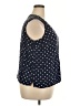 Old Navy 100% Rayon Blue Sleeveless Blouse Size 2X - photo 4
