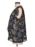 Isaac Mizrahi 100% Polyester Blue Gold Sleeveless Blouse Size L - photo 5