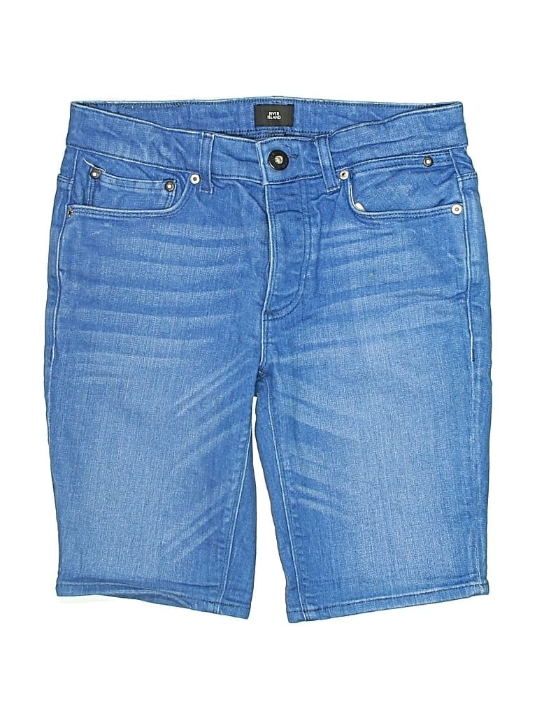 Pre-owned River Island Denim Shorts In Blue