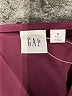 Gap 100% Rayon Solid Burgundy Jumpsuit Size M (tall) - photo 4