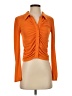 Zara Orange Long Sleeve Blouse Size S - photo 1
