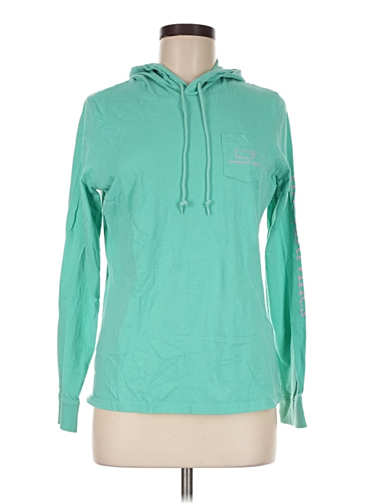 Pre-owned Vineyard Vines Long Sleeve T-shirt In Teal