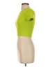 Zara Color Block Green Short Sleeve Turtleneck Size S - photo 5